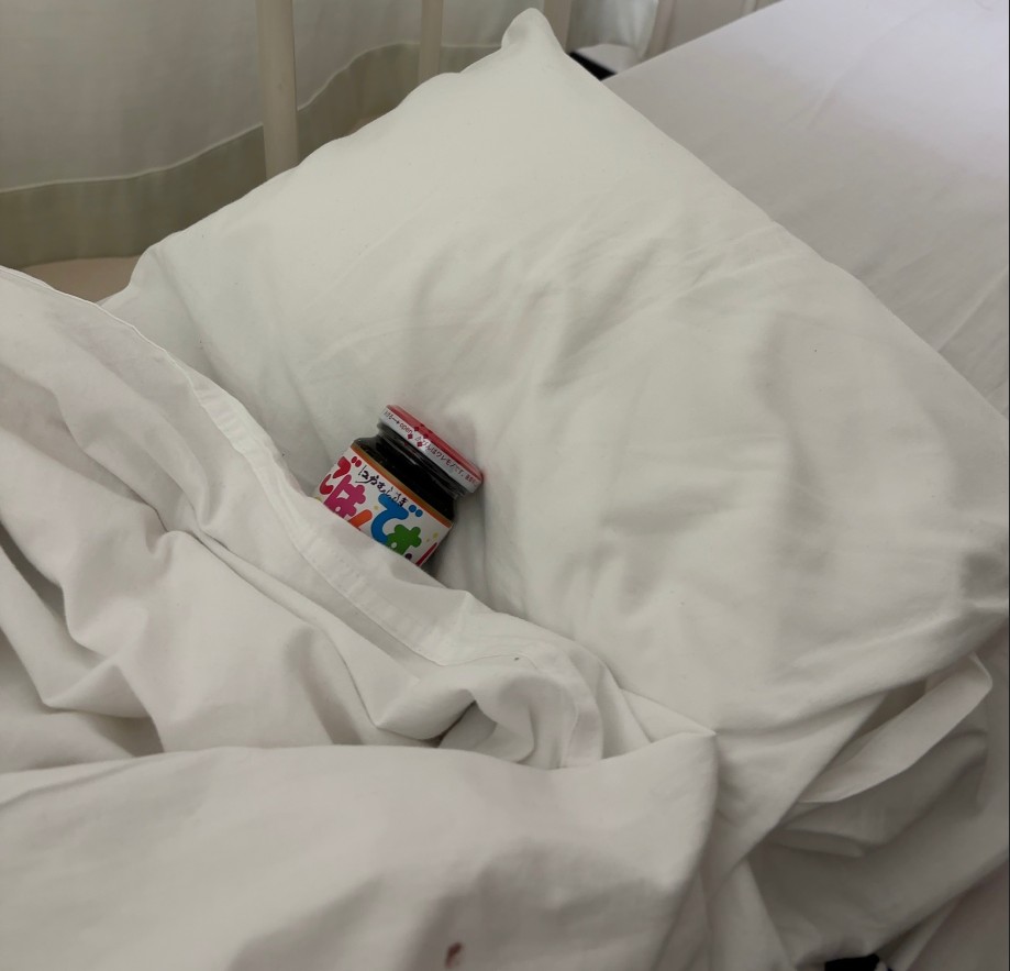 ごはんですよが寝ている写真